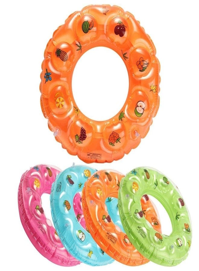 SOLINO Double Layer Swimming Ring Swim Pool Party Tube for Kids Swimming Leering Ring for Girls and Boys Double Layer Swimming Tube Inflatable Swim Ring (60 CM) - Image 3