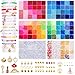 Goldwise Friendship Bracelet Kit 6 Boxes Bracelet Making Kits with 48 Colors Clay Beads 48 Colors Glass Seed Beads and 4 Styles Letter Beads AZ with Charms for Bracelet Making Gift - Image 3