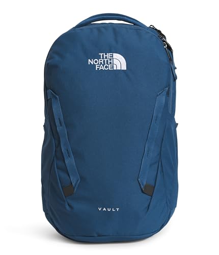 The North Face Vault Everyday Laptop Backpack | Commuter Travel Bag with Water-Repellent Finish, Spacious Main Compartment, Shady Blue/TNF White-NPF, One Size - Image 1