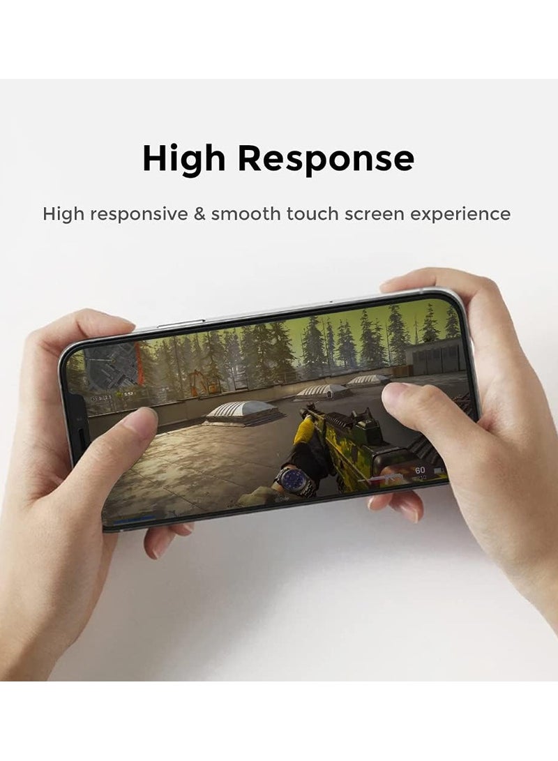 [ 2 Pack ] Screen Protector for iPhone 15 Pro Max With Camera Lens Protector, 9H Hardness Scratch Resistant Full Coverage Screen Guard HD Ultra-thin Tempered Glass Screen Guard