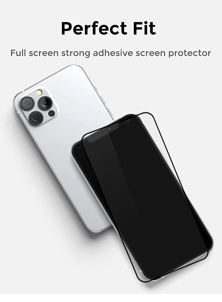 [ 2 Pack ] Screen Protector for iPhone 15 Pro Max With Camera Lens Protector, 9H Hardness Scratch Resistant Full Coverage Screen Guard HD Ultra-thin Tempered Glass Screen Guard