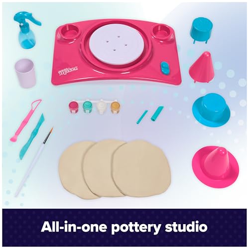 Cool Maker, Pottery Studio, Air-Dry Clay Pottery Wheel Sculpting & Craft Kit, Arts and Crafts Kids Toys for Ages 8 and up (Packaging May Vary) - Image 3