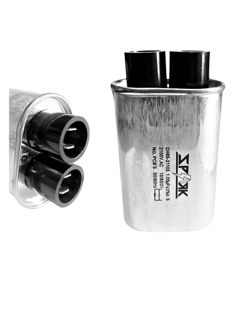 Microwave Oven Capacitor Replacement, 2100VAC 1.05uf, High Voltage  - Image 3
