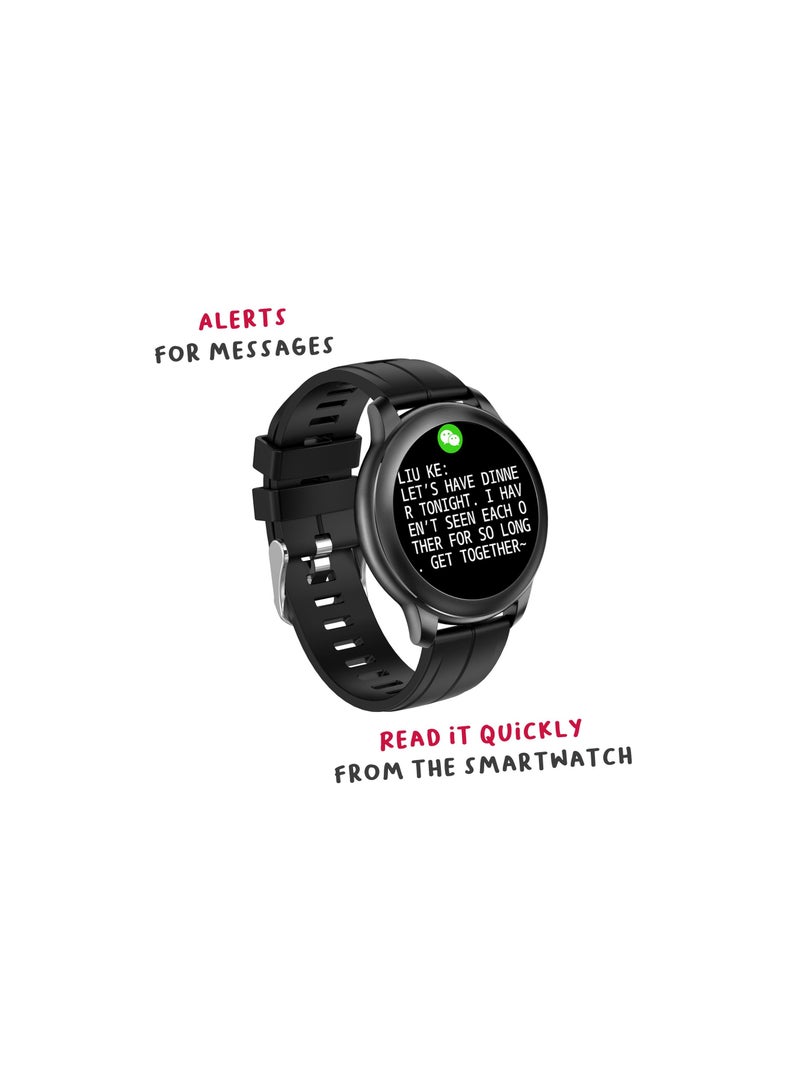 Celly 1.69" Full Touch Screen Trainer Smart Watch with Heart Rate Sleep Monitor, Step Counter Call/Msg Notification Customized Watch Dial for Men Women Activity Trackers IP68 Waterproof for iOS Android - Image 2