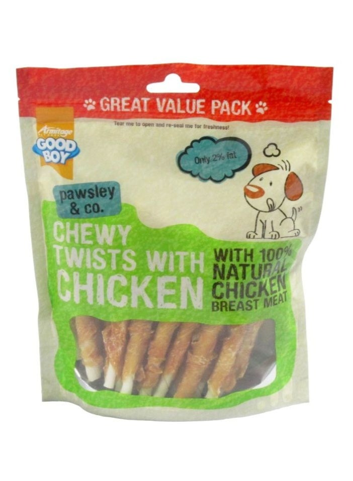 Good Boy Goodboy Chewy Chicken Twists Value Pack 320 g - Image 1