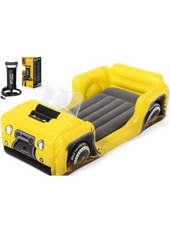Kids Inflatable Bed with Pump - 4x4 Jeep Theme - 67714