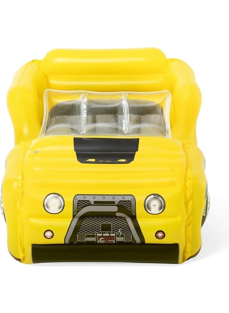 Bestway - Kids Inflatable Bed with Pump - 4x4 Jeep Theme - 67714 - Image 1