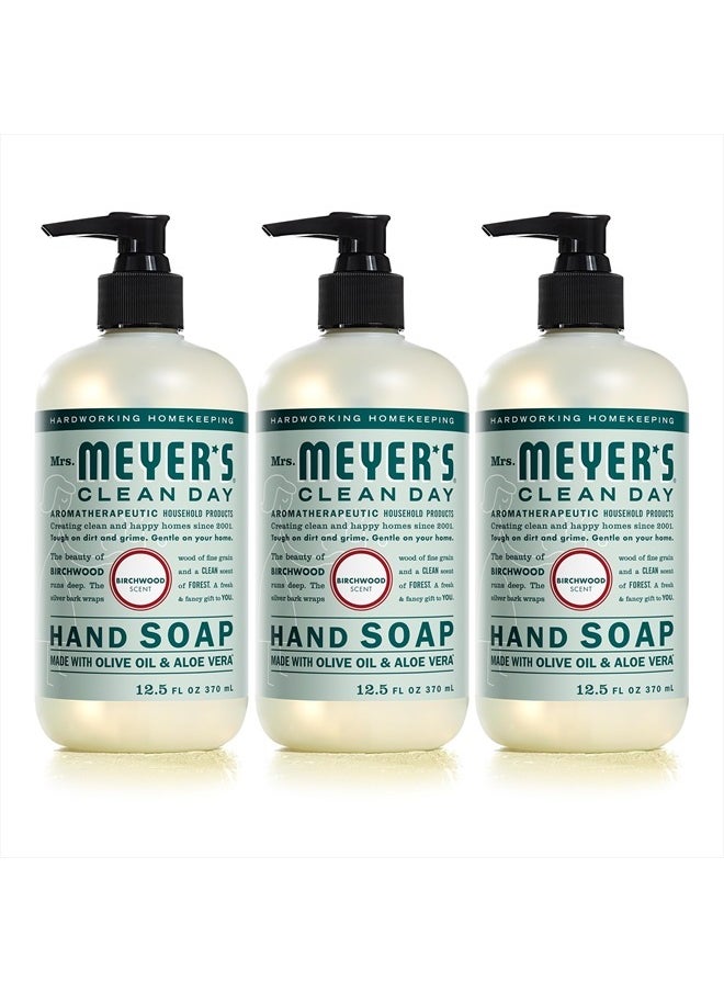 Mrs. Meyer's Clean Day Hand Soap, Made with Essential Oils, 12.5 oz - Pack of 3  - Image 1