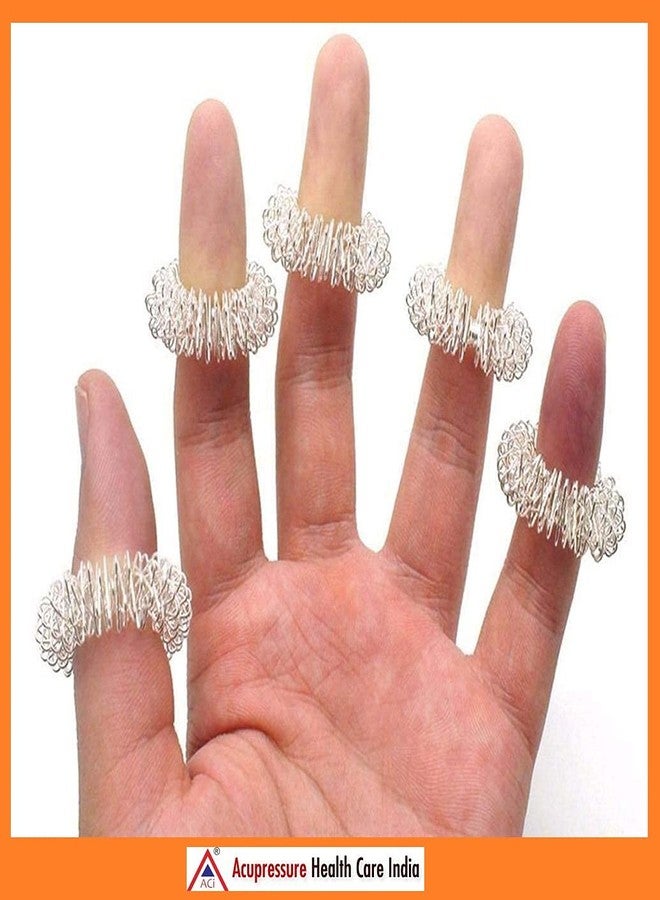 ACi Sujok Acupressure Finger Massage Ring Kit Set of - 5pc - Image 4