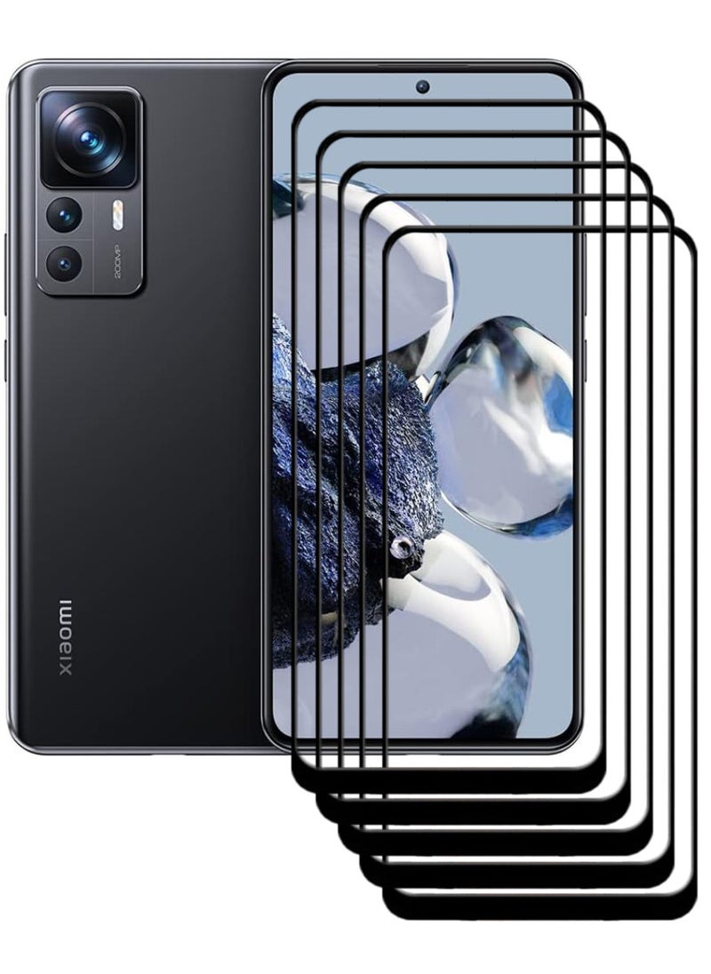 ACLIX 5 Pieces Antistatic ESD Dustproof Premium Quality High Definition Tempered Glass Screen Protector Designed For Xiaomi 12T Pro - Image 1