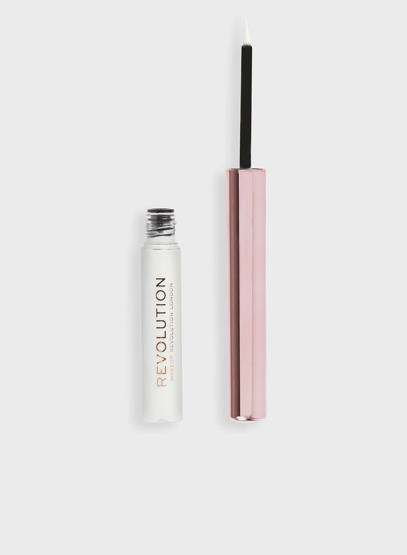 REVOLUTION Makeup Revolution Super Flick Liquid Eyeliner White - Image 1