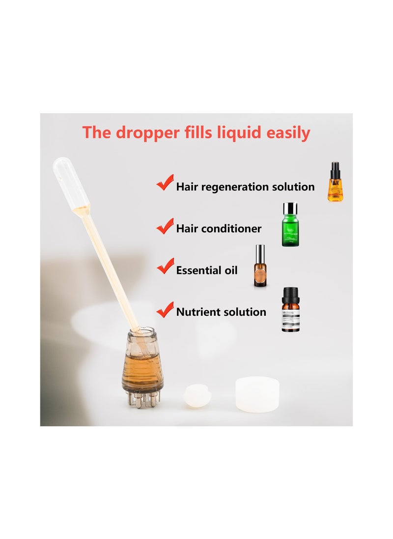 SYOSI - Hair Oil applicator, Scalp Applicator Comb, Scalp Oil Applicator, Root Comb Applicator Bottle for Hair, Hair Serum Applicator Suitable for Various Liquids, Ball Hair Oil Applicator Bottle, for Home - Image 1