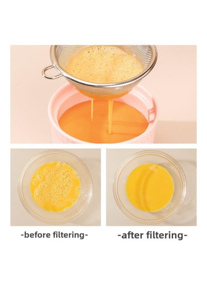 # Egg White And Egg Yolk Separator Baby Complementary Food Filter Screen Screen Protein Egg Liquid Separation Colander Baby Egg Egg Separation-Specifications:Separator + Net Leakage + Egg Beater  Girly Powder