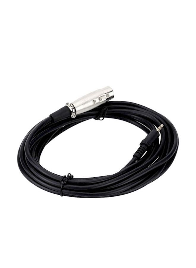 NIBEMINENT XLR Female To Male Cable 3meter Black 