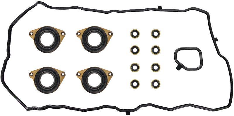 RICHWEI Engine Valve Cover Gasket Set for Honda Accord 2.4L K24, EX, EX-L, LX, LX-S, Coupe, Sedan, Sport Sedan, 2-Door, 4-Door, 2013, 2014, 2015, 2016, 2017, Replace 12030-5A2-A01 - Image 1