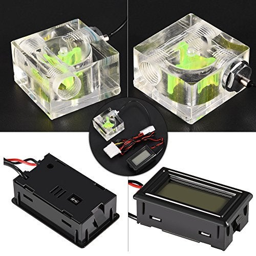 Wendry Computer Water Cooling Thermometer, Water Meter, Computer Temperature Detector Kit, PC Computer 3 Way Meter Digital Thermometer Suitable for Water Cooling System Kit - Image 4