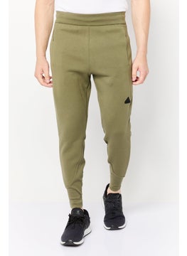 Adidas Men Sportswear Fit Outdoor Sweatpants, Olive  - Image 1