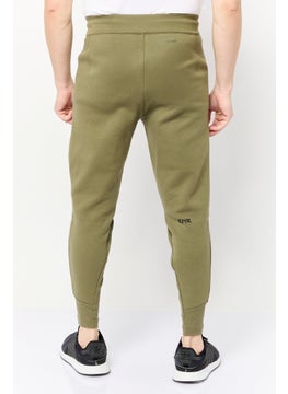 Adidas Men Sportswear Fit Outdoor Sweatpants, Olive  - Image 3