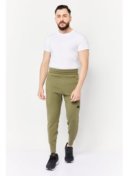 Adidas Men Sportswear Fit Outdoor Sweatpants, Olive  - Image 2