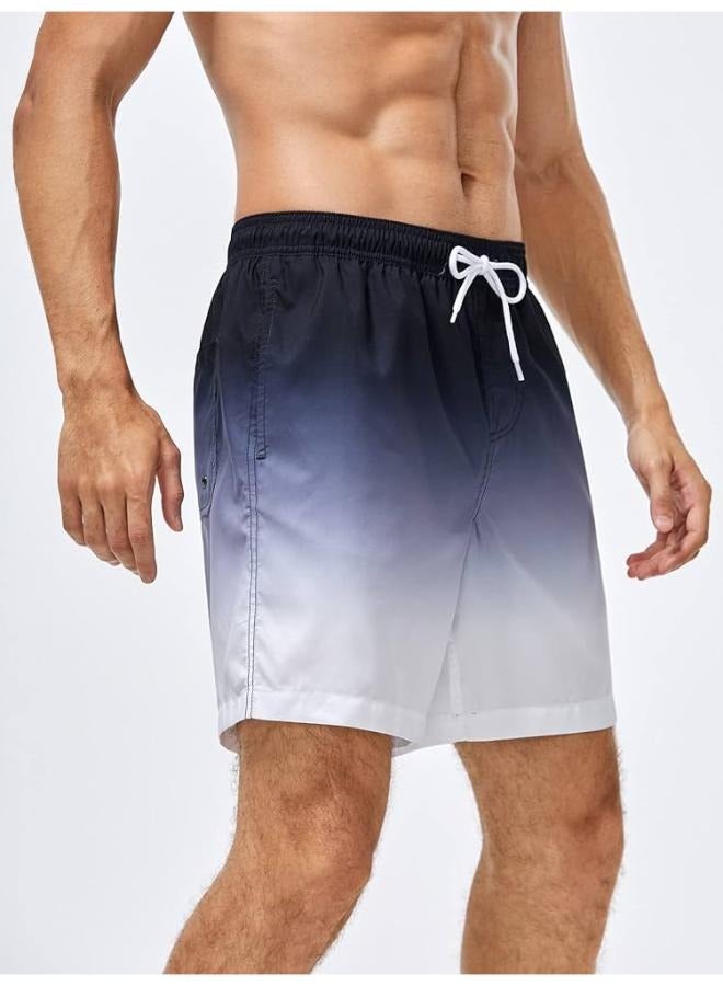 هوليستر شورت شاطئ هولستر ازرق في ابيض متوفر بجميع المقاسات