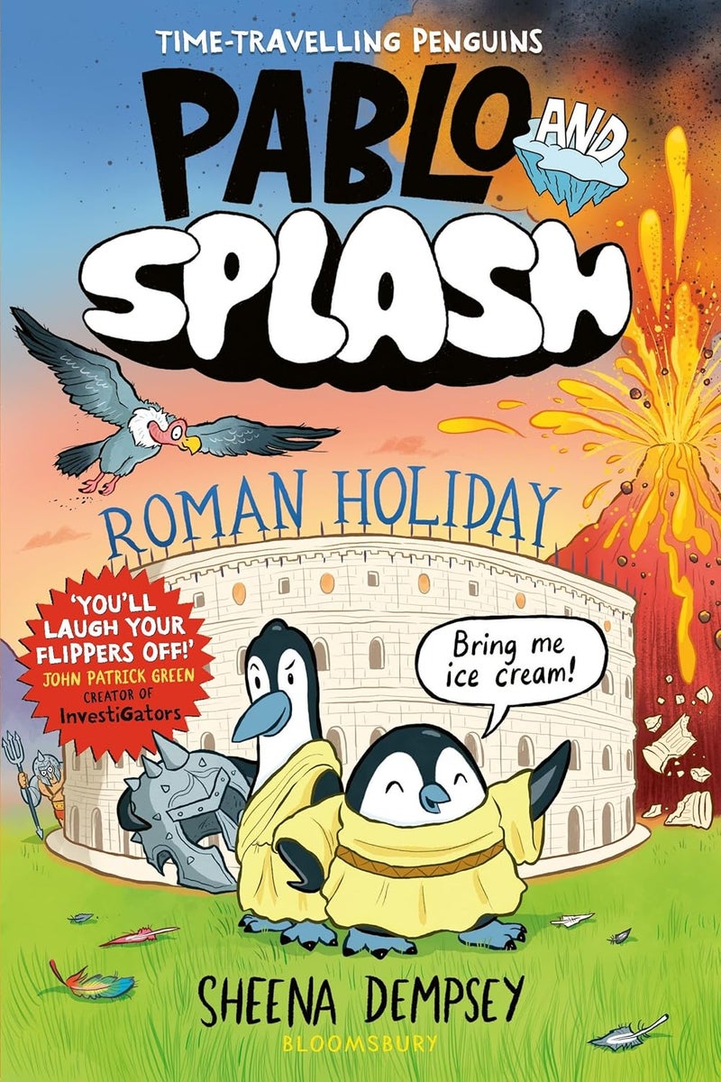 Pablo and Splash: Roman Holiday: The hilarious kids' graphic novel series about time-travelling penguins - Image 1