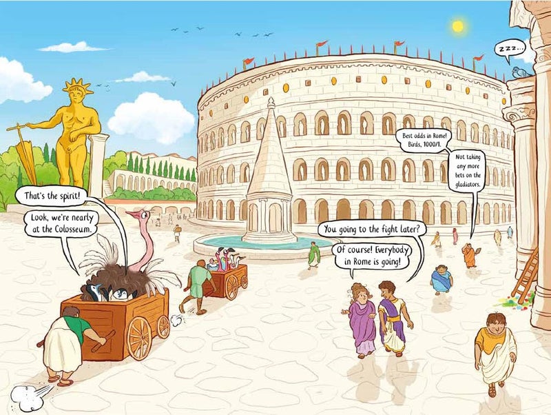 Pablo and Splash: Roman Holiday: The hilarious kids' graphic novel series about time-travelling penguins - Image 4