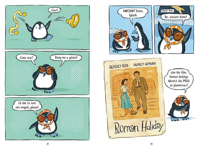 Pablo and Splash: Roman Holiday: The hilarious kids' graphic novel series about time-travelling penguins - Image 2