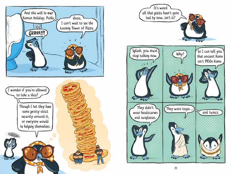 Pablo and Splash: Roman Holiday: The hilarious kids' graphic novel series about time-travelling penguins - Image 3