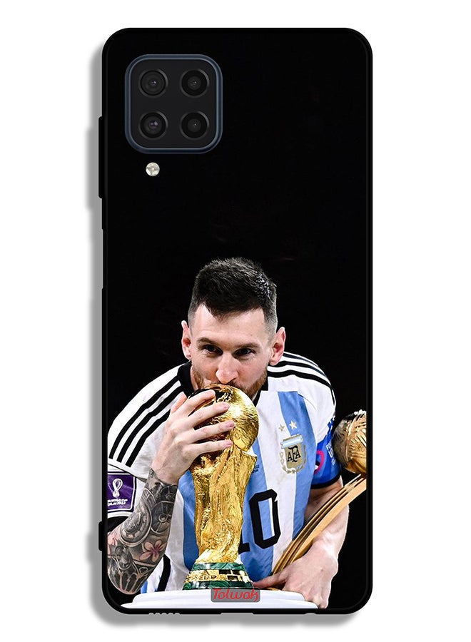 Tolwak Samsung Galaxy M32 4G Protective Case Cover Messi - Image 2