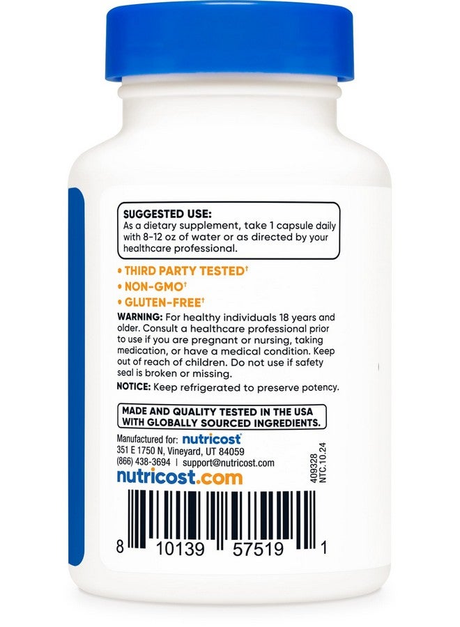 Nutricost Probiotic Complex (40 Billion CFU) (60 Capsules) - GMO-Free, Gluten-Free - Image 4