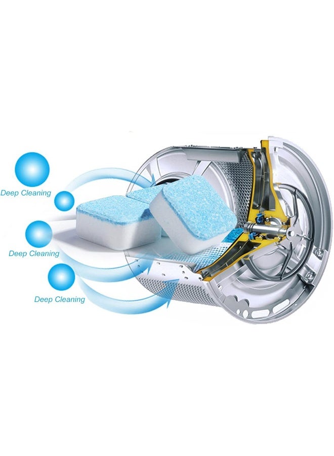 20PCS Laundry Effervescent Tablets Washing Machine Effervescent Tablets Cleaner Laundry Deep Cleaning Remove Odor Decontamination Tablets - Image 4
