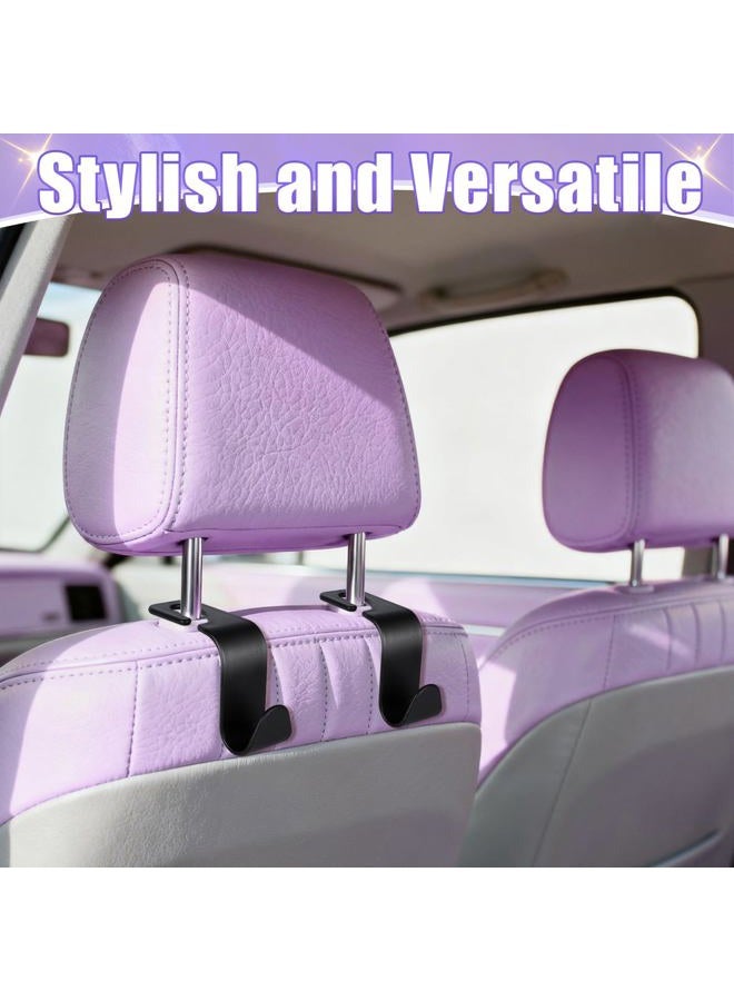 BFXM Car Seat Headrest Hooks 6Pcs, Back Seat Purse Hanger Holder Hook, Magnetic Storage Organizer for Purses Handbag Grocery Bags Coats - Image 5