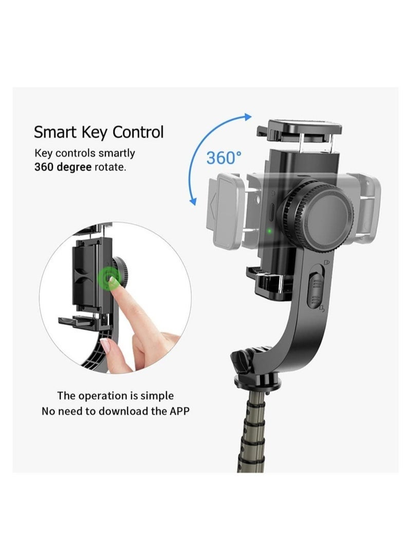 Gimbal Stabilizer,3 in 1 Phone Gimbal Stabilizer Selfie Stick Tripod 86cm 5-Section - Image 4