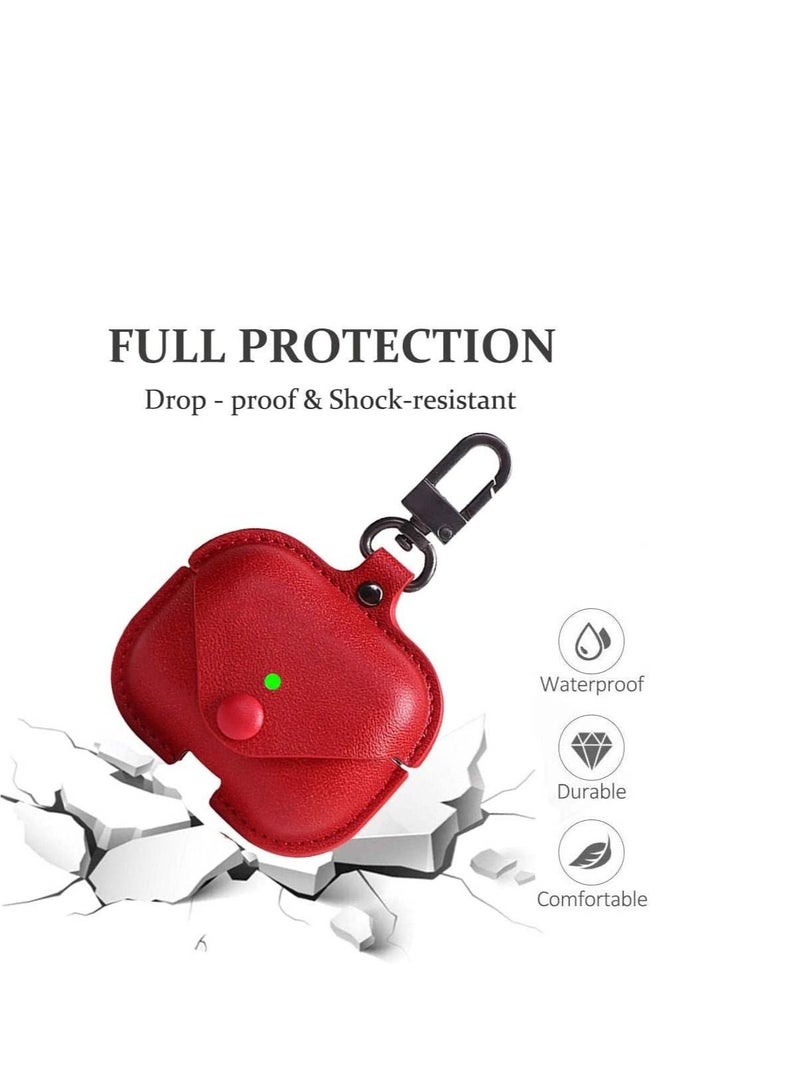 BORTONY AirPods Pro 2 Case Compatible with Wireless Charging Soft PU Leather Cover with Keychain Hook For Apple AirPod Pro 2  - Image 5
