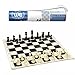 WE Games Chess Sets for Adults Chess Board is 17 in Chess Pieces with 308 inch King Travel Chess Set Board Games Storage in Convenient Portable Carry Tube Games for Adults - Image 2