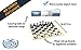 WE Games Chess Sets for Adults Chess Board is 17 in Chess Pieces with 308 inch King Travel Chess Set Board Games Storage in Convenient Portable Carry Tube Games for Adults - Image 4