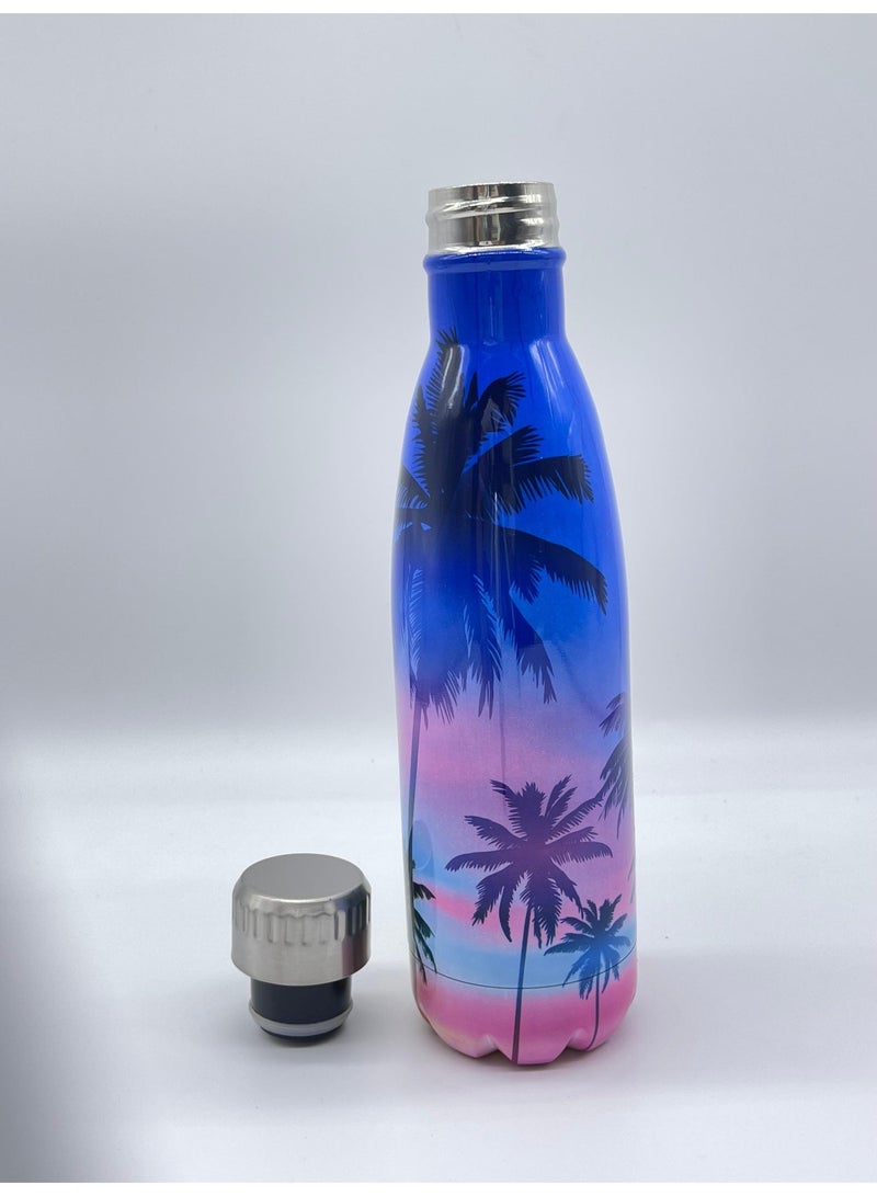 أو جي إس زجاجة مياه استانلس ستيل عازلة للبرودة 24 ساعة والحرارة 12 ساعة – أنيقة، محكمة الإغلاق وسهلة الحمل - Image 3