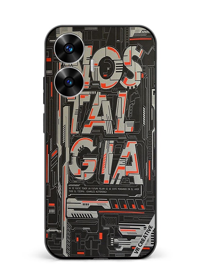 VR CREATIVE Protective Case Cover For Realme C55 Nostalgia Design Multicolour - Image 1