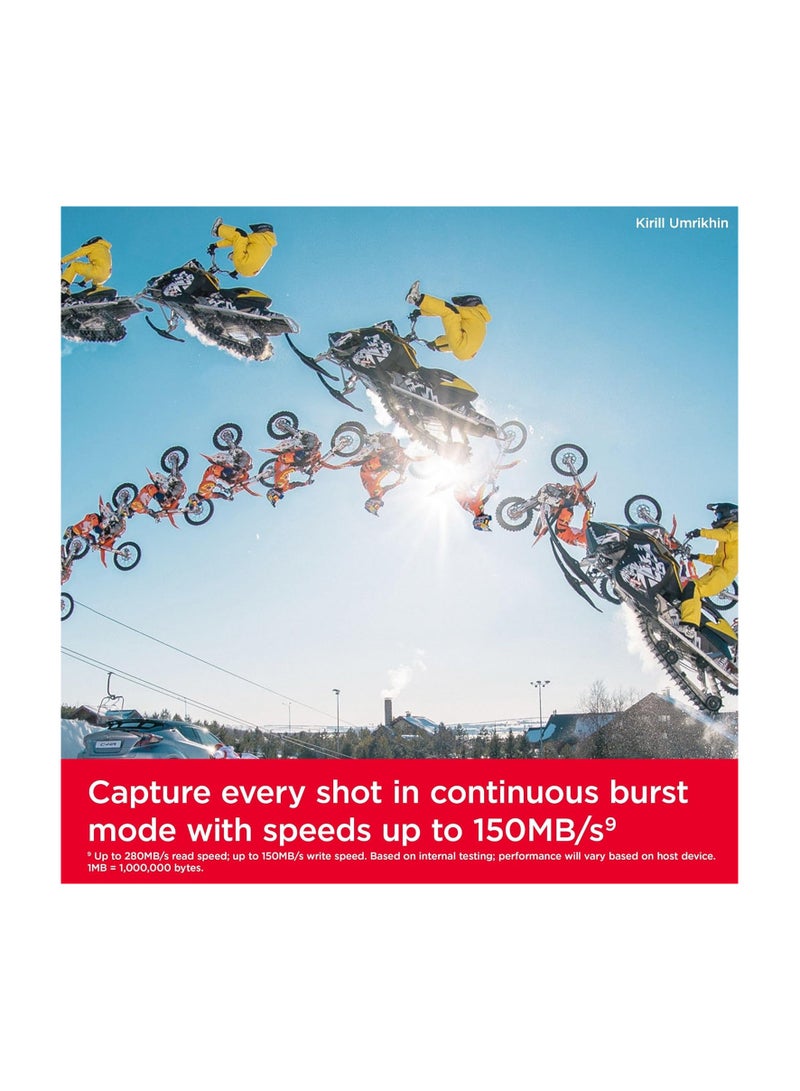 سانديسك 1TB Extreme PRO SDXC UHS-II Memory Card - C10, U3, V60, 6K, 4K UHD, SD Card - SDSDXEP-1T00-GN4IN - Image 3