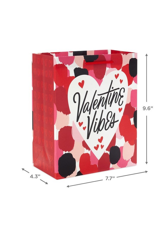Hallmark Mahogany Valentine'S Day 9" Medium Gift Bag Bundle (4 Bags Valentine Vibes Hearts Sweet On You) For Friends Sisters Galentines Husband Wife - Image 3