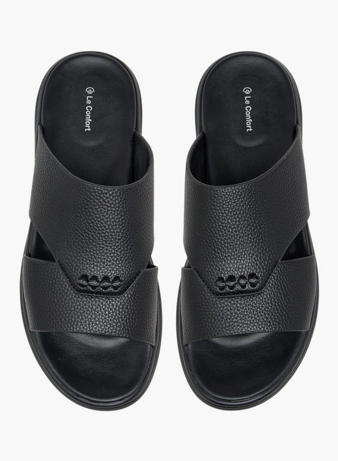Le Confort Men Textured Slip-On Comfort Sandals  - Image 1