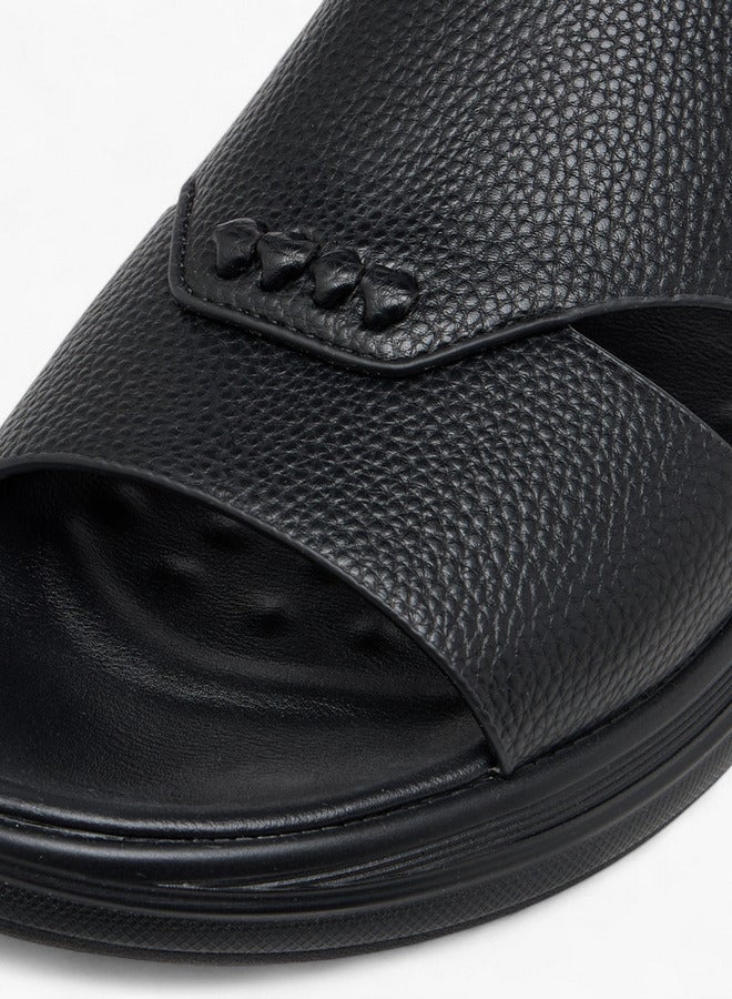 Le Confort Men Textured Slip-On Comfort Sandals  - Image 4