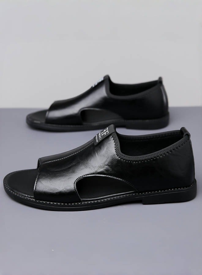 Men's Casual Slip-On Sandals, Open Toe Lightweight Summer Slippers, Breathable Beach Water Shoes  - Image 2