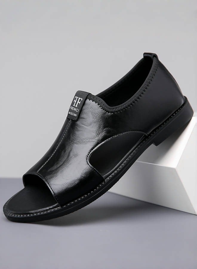 Men's Casual Slip-On Sandals, Open Toe Lightweight Summer Slippers, Breathable Beach Water Shoes  - Image 4