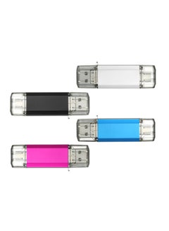 ماركة غير محددة محرك فلاش USB TYPE-C Android للهاتف المحمول والكمبيوتر ثلاثة في واحد محرك فلاش USB 8G16G32G Creative OTG محرك فلاش USB عالي السرعة - اللون: اثنان في سعة واحدة: 64 جيجابايت  - Image 5