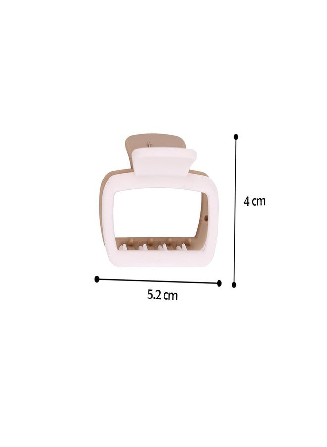 glimm 4-Pack Unique Dual-Color Claw Clips for Girls & Women - Small Hair Clutchers in Random Colors - Image 5