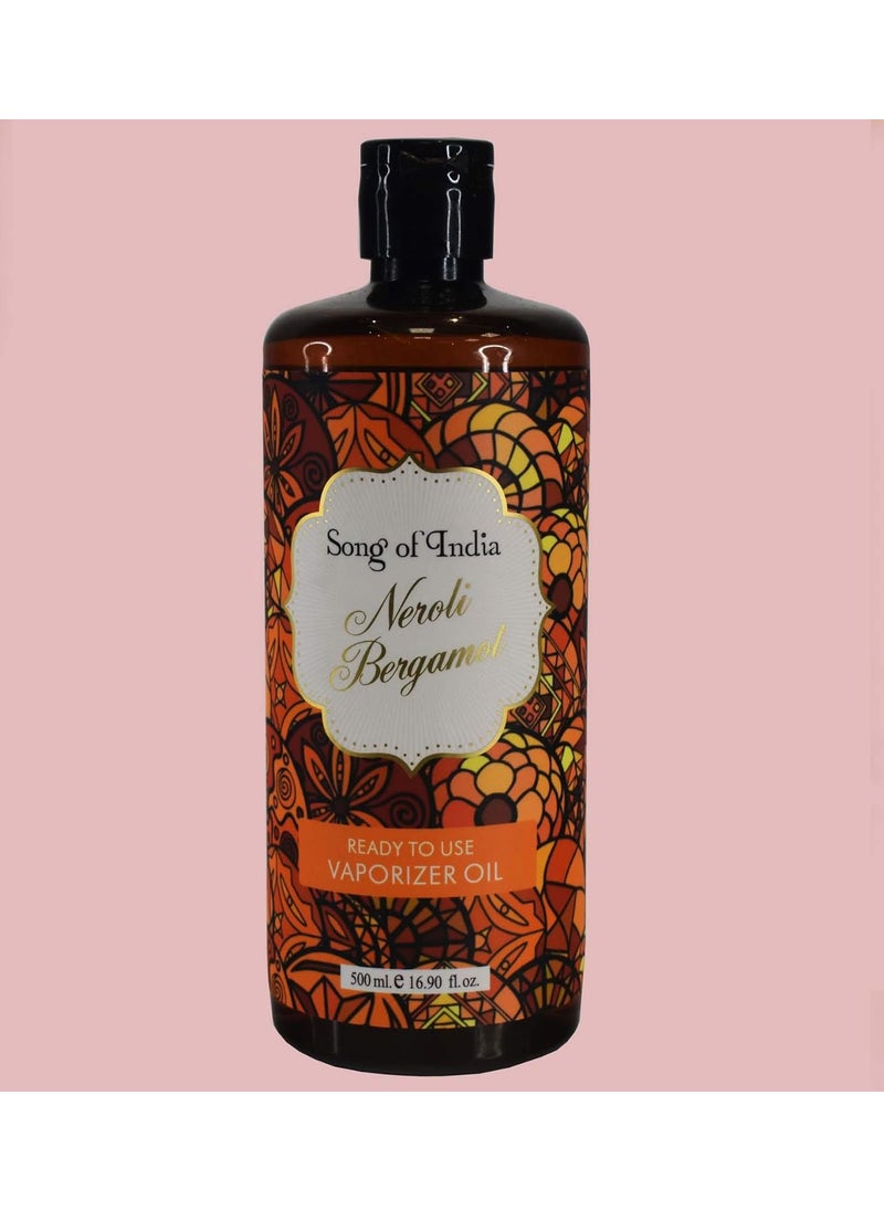 Song of India - 500 ml. Little Pleasures Vaporizer Oil Ready-to-Use in Bulk Bottle (Neroli Bergamot) - Image 1