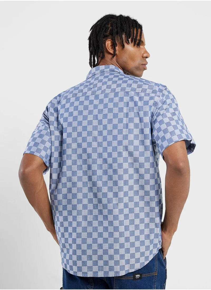 فانز Wade Checkerboard Ss Woven