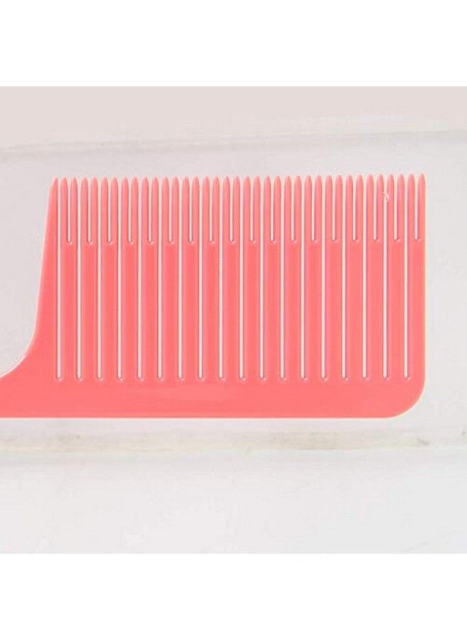 Alexvyan - Pink Hair Combs for Styling Sectioning Plastic Weaving Highlighting Foiling Hair Comb Highlighting Foil Comb Highlights Styling Combs for Women - Image 1