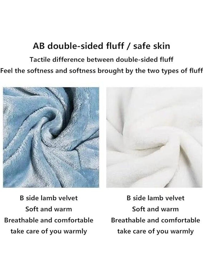 Shark blanket adult super soft flannel hoodie sleeping bag wearable loose one-piece pajamas at home  - Image 5